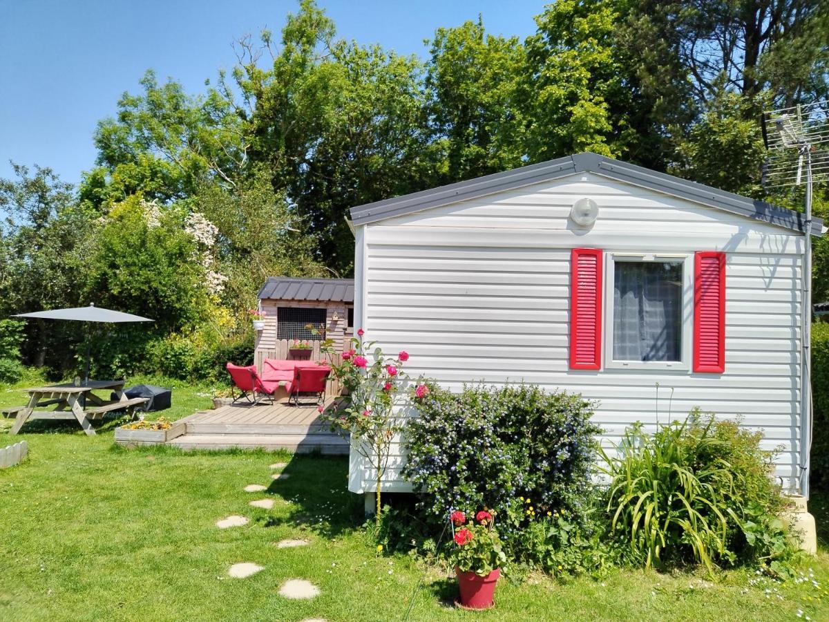 Mobil-Home Coin De Paradis En Cote D'Opale Sur Terrain Prive Et Sa Caravane Hermelinghen 外观 照片