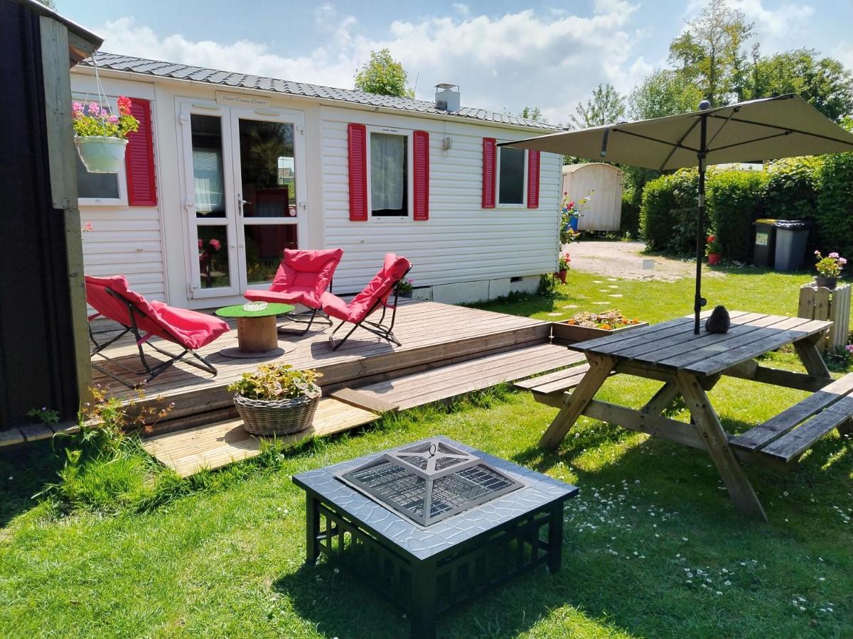 Mobil-Home Coin De Paradis En Cote D'Opale Sur Terrain Prive Et Sa Caravane Hermelinghen 外观 照片